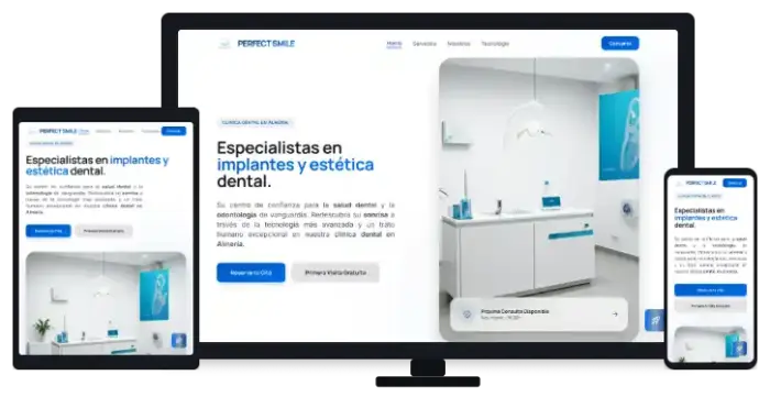 Captura de pantalla del proyecto web 3 diseñado por Kat Tech Studio en Almería