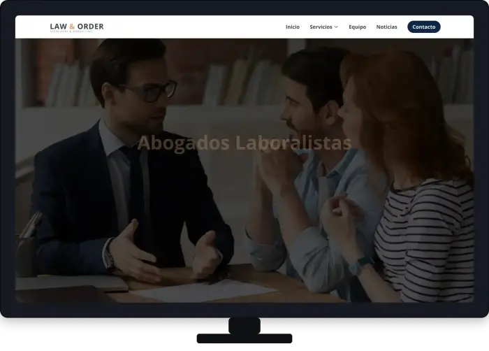 Captura de pantalla del proyecto web 4 diseñado por Kat Tech Studio en Almería